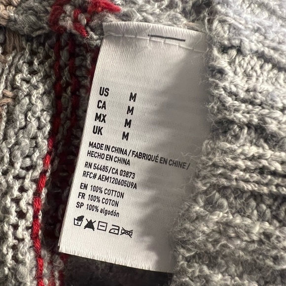 American Eagle Open Front Knit Longline Cardigan - Picture 2 of 4